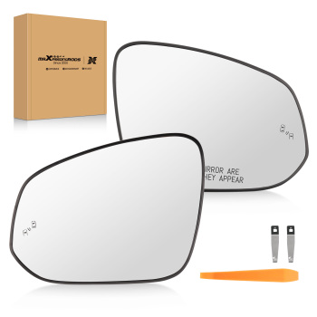 Heated Mirror Glass RightLeft Side compatible for Toyota RAV4 2013-2018 compatible for Tacoma 2016-2021