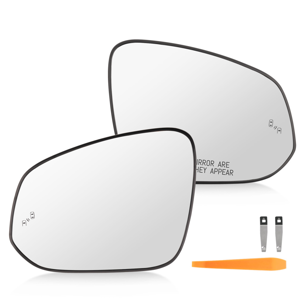 Heated Mirror Glass RightLeft Side compatible for Toyota RAV4 2013-2018 compatible for Tacoma 2016-2021