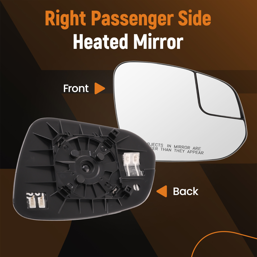 Right Side View Mirror Glass Heated Signal compatible for Toyota RAV4 2016-2018 87931-42D50