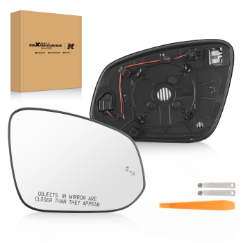Right Passenger Side Mirror Glass compatible for Toyota RAV4 2013-2018 Tacoma2016-2021