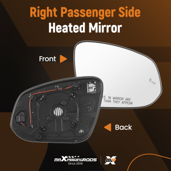 Right Passenger Side Mirror Glass compatible for Toyota RAV4 2013-2018 Tacoma2016-2021