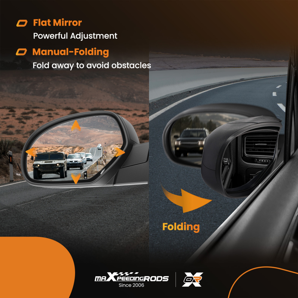 Driver Side Mirror Heated Mirror compatible for Cadillac Escalade ESV 2007-2013 12800877L