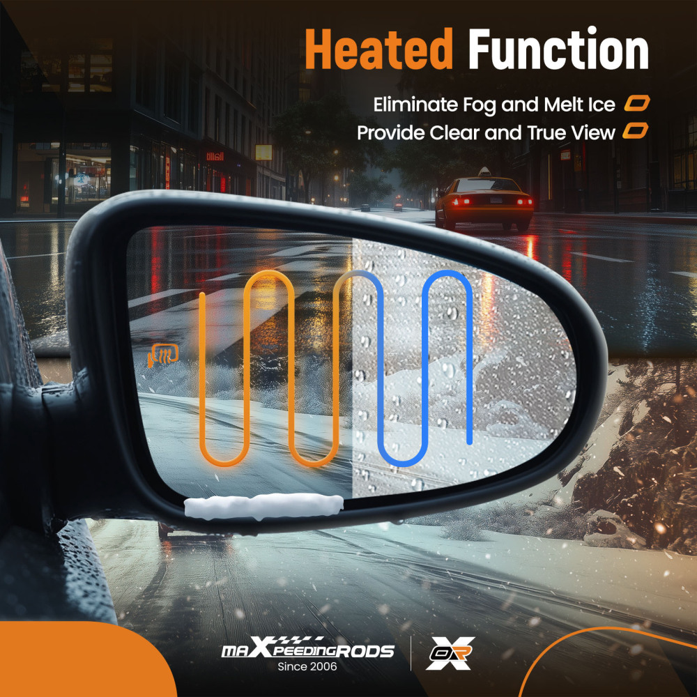 Driver Side Mirror Heated Mirror compatible for Cadillac Escalade ESV 2007-2013 12800877L