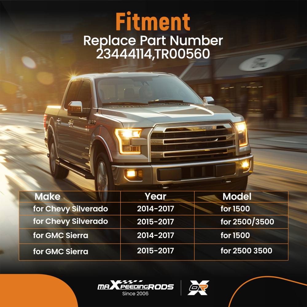 Left Lower Convex Heated Mirror Glass compatible for Chevy Silverado 1500 2500 23444114