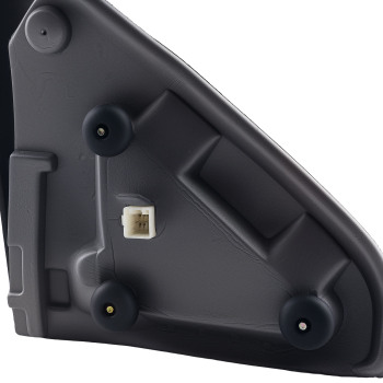 Black Heated Side Mirror compatible for Dodge RAM 1500 2002-2008 Towing Manual Fold