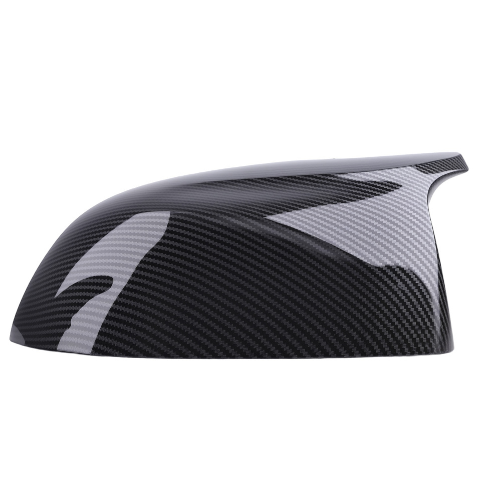 Wing Mirror Cover Cap compatible for BMW X3 X4 X5 X6 X7 2018-2023 51162446965 Black ABS