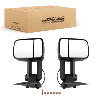 Heated Power Mirror compatible for Chevy Suburban 1500 2000-2002 Extendable Black