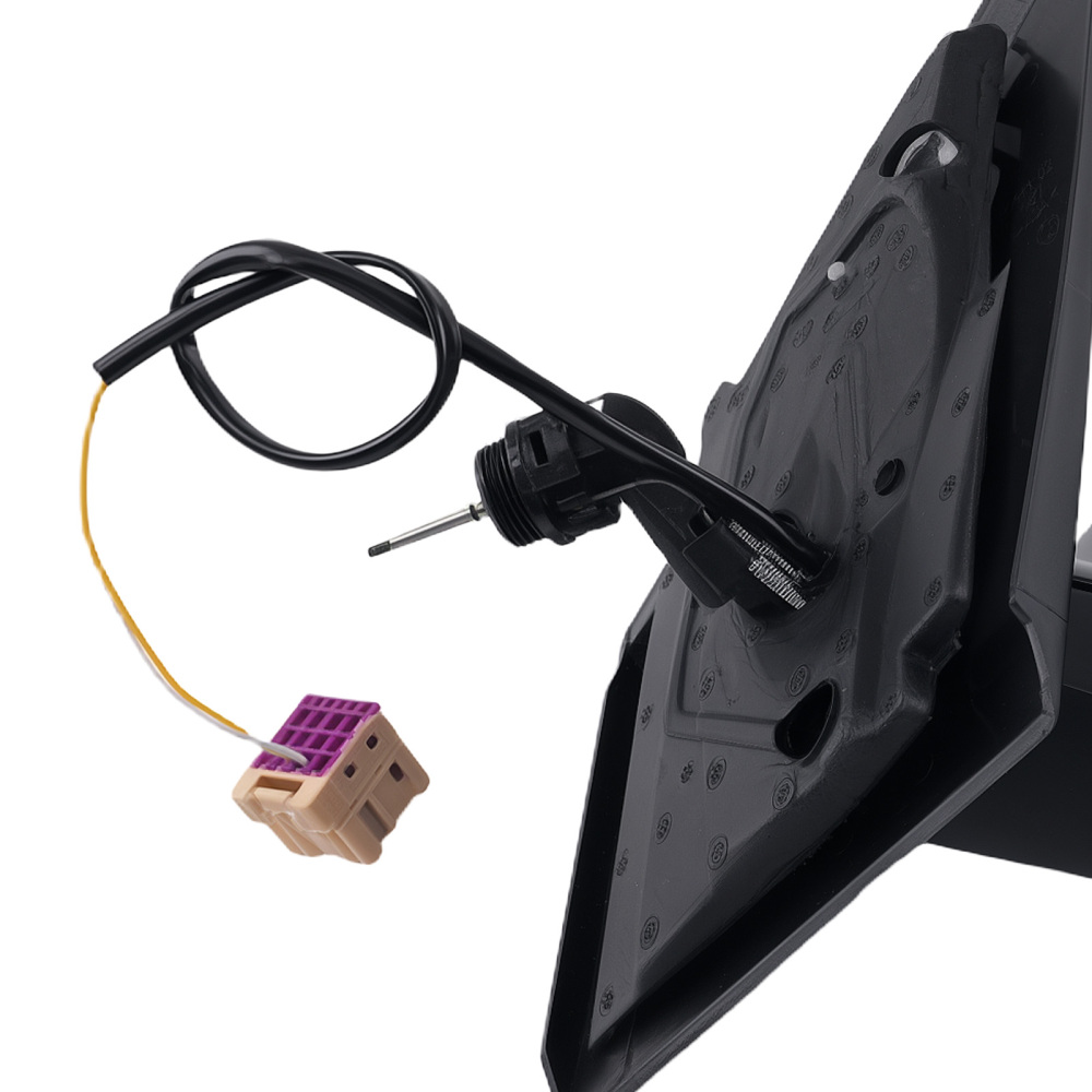 Specchietto Destro Asferico compatibile per VW Polo 9N 1.2-1.9 TDI 2005-2009 Nero