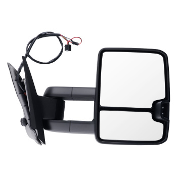 Chrome Heated Mirror compatible for GMC Sierra/Yukon 2007-2013 Towing Power Signal