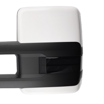Extendable Mirror compatible for Chevrolet Avalanche 5.3L V8 2007-2013 Heated compatible for White