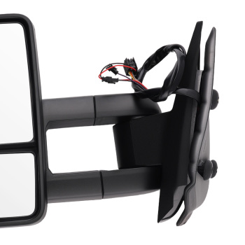 Extendable Mirror compatible for Chevrolet Avalanche 5.3L V8 2007-2013 Heated compatible for White