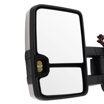 Extendable Mirror compatible for Chevrolet Avalanche 5.3L V8 2007-2013 Heated compatible for White