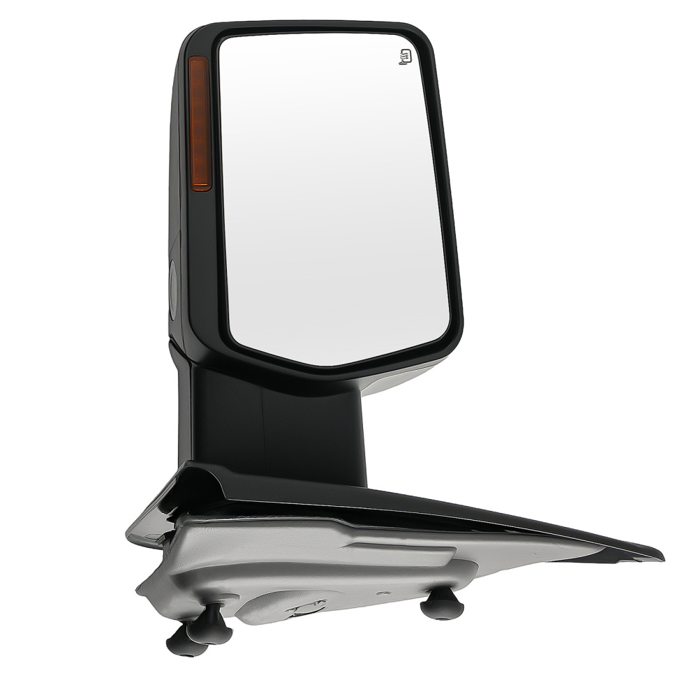 Chrome Heated Side View Mirror compatible for Ford F150 2004-2014 Power LED Signal