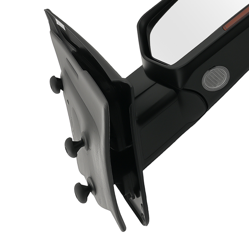 Chrome Heated Side View Mirror compatible for Ford F150 2004-2014 Power LED Signal