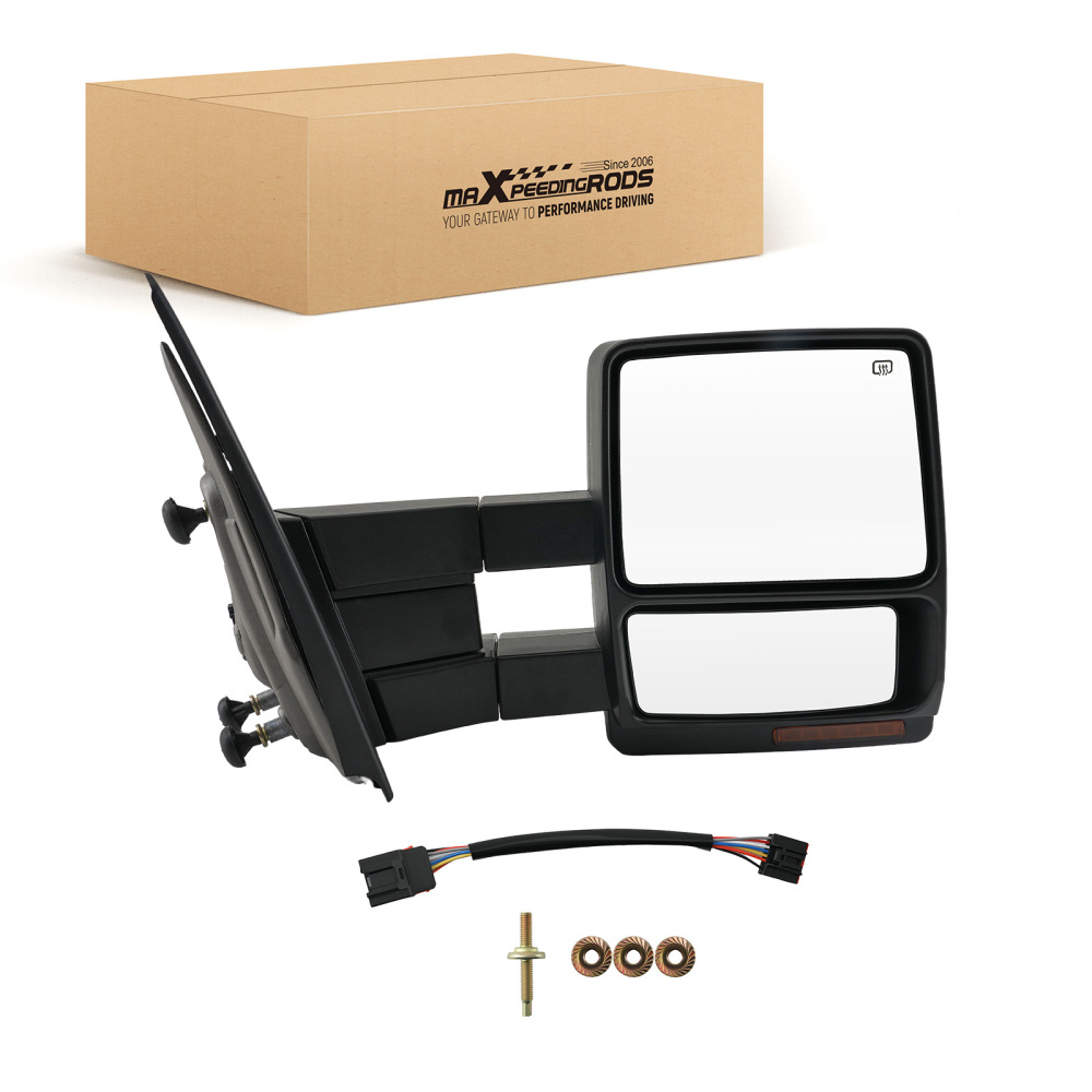 Heated Side Mirror Right compatible for Ford F-150 2007-2014 Power Turn Signal