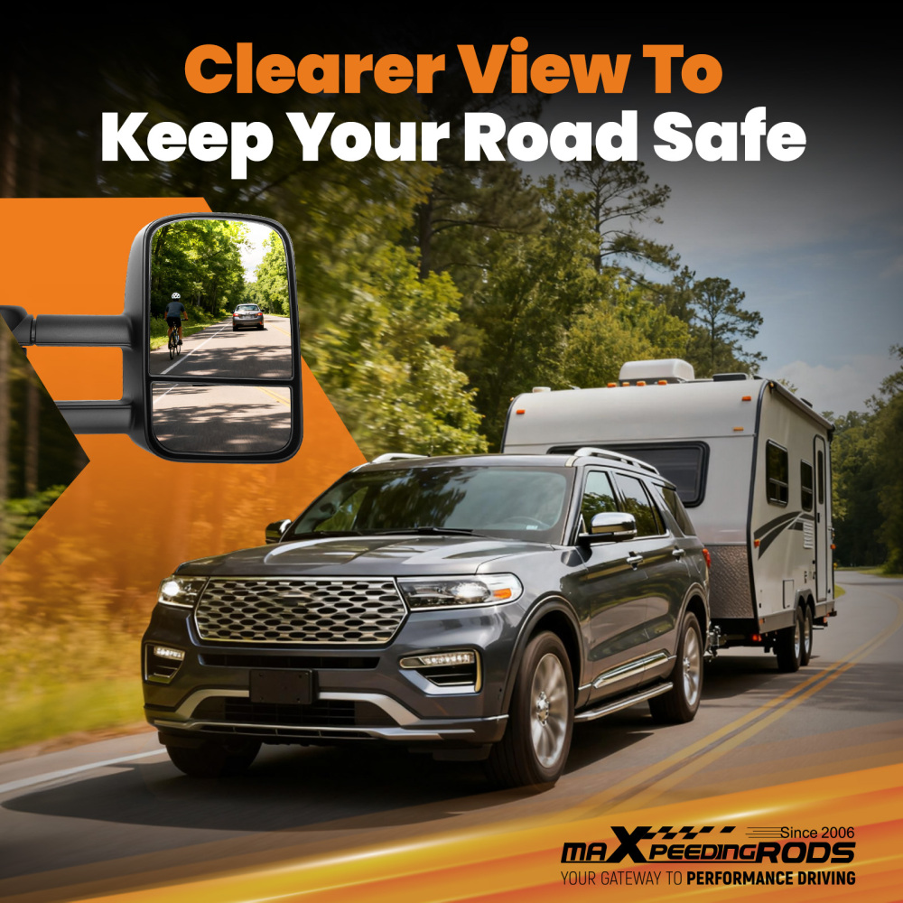 Rear View Mirror Right compatible for Ford E150/E250 2003-2014 7C2Z17682DA