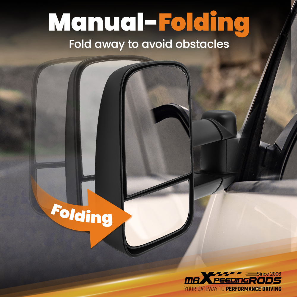 Heated Mirror Right compatible for Ford Excursion F250 Eddie Bauer 03-05 Power Black