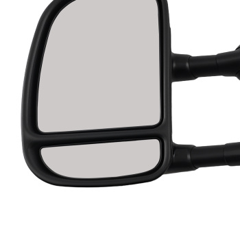 Left Manual Mirror compatible for Ford E150/E250 2003-2014 Manual Black Textured