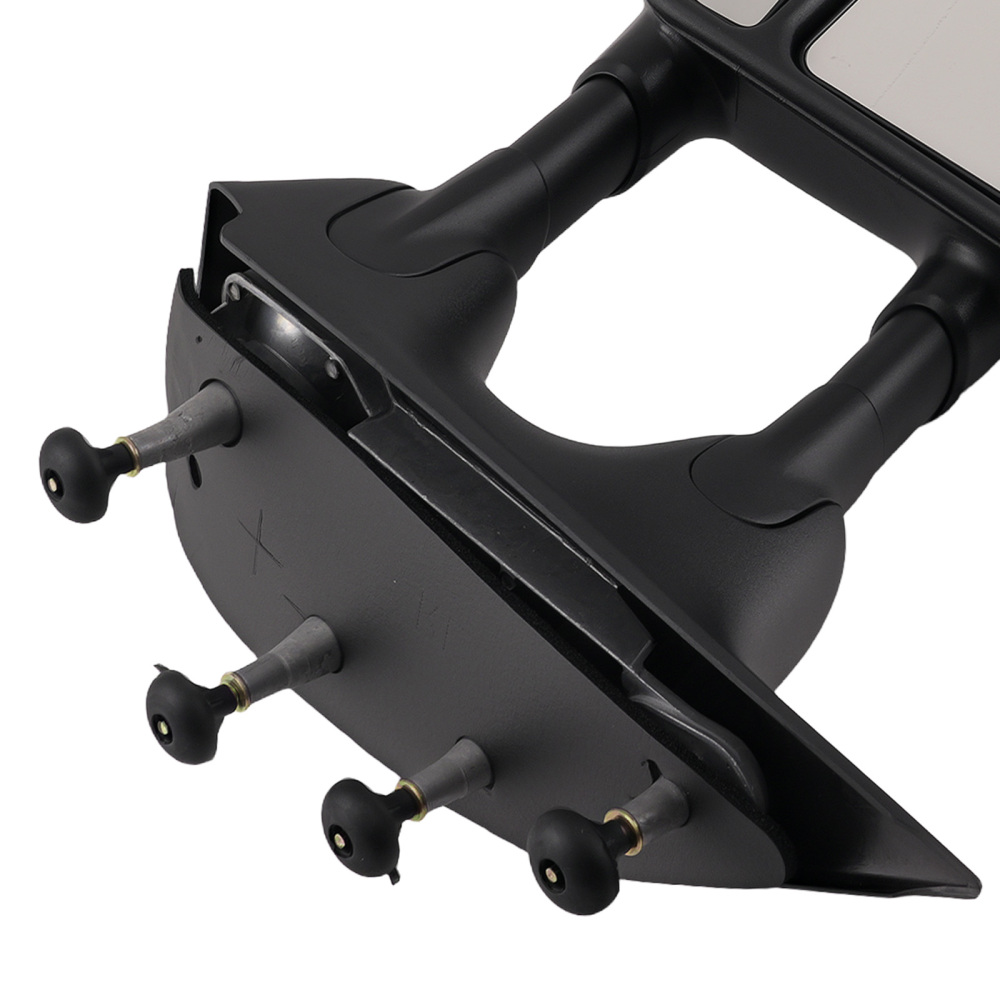 Left Manual Mirror compatible for Ford E150/E250 2003-2014 Manual Black Textured