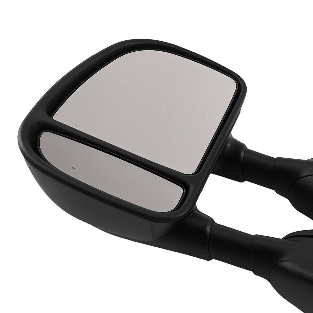 Left Manual Mirror compatible for Ford E150/E250 2003-2014 Manual Black Textured