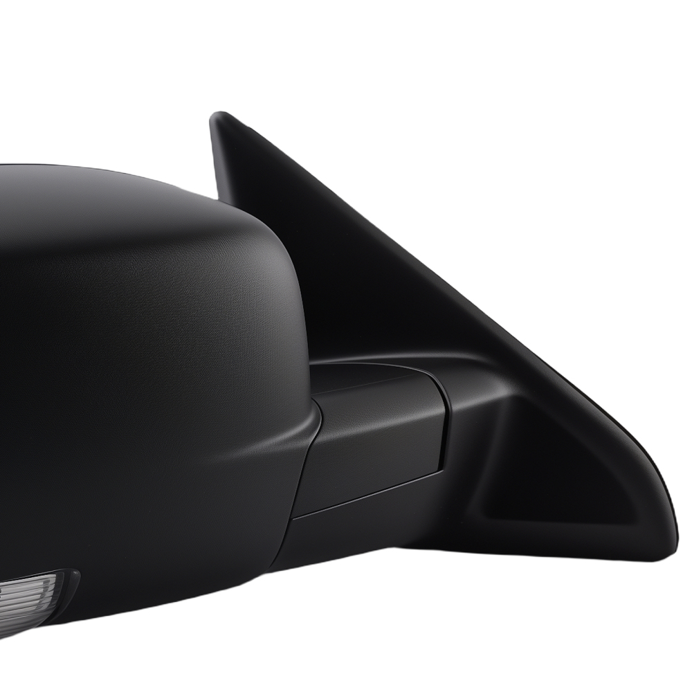 Heated Power Side View Mirror Right compatible for Dodge Ram 1500 2009-2018 Black