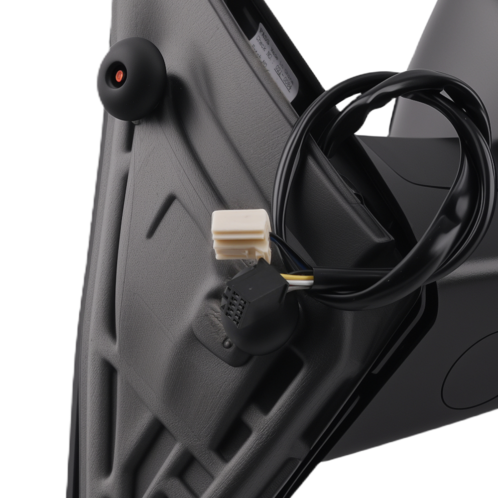 Heated Power Side View Mirror Right compatible for Dodge Ram 1500 2009-2018 Black