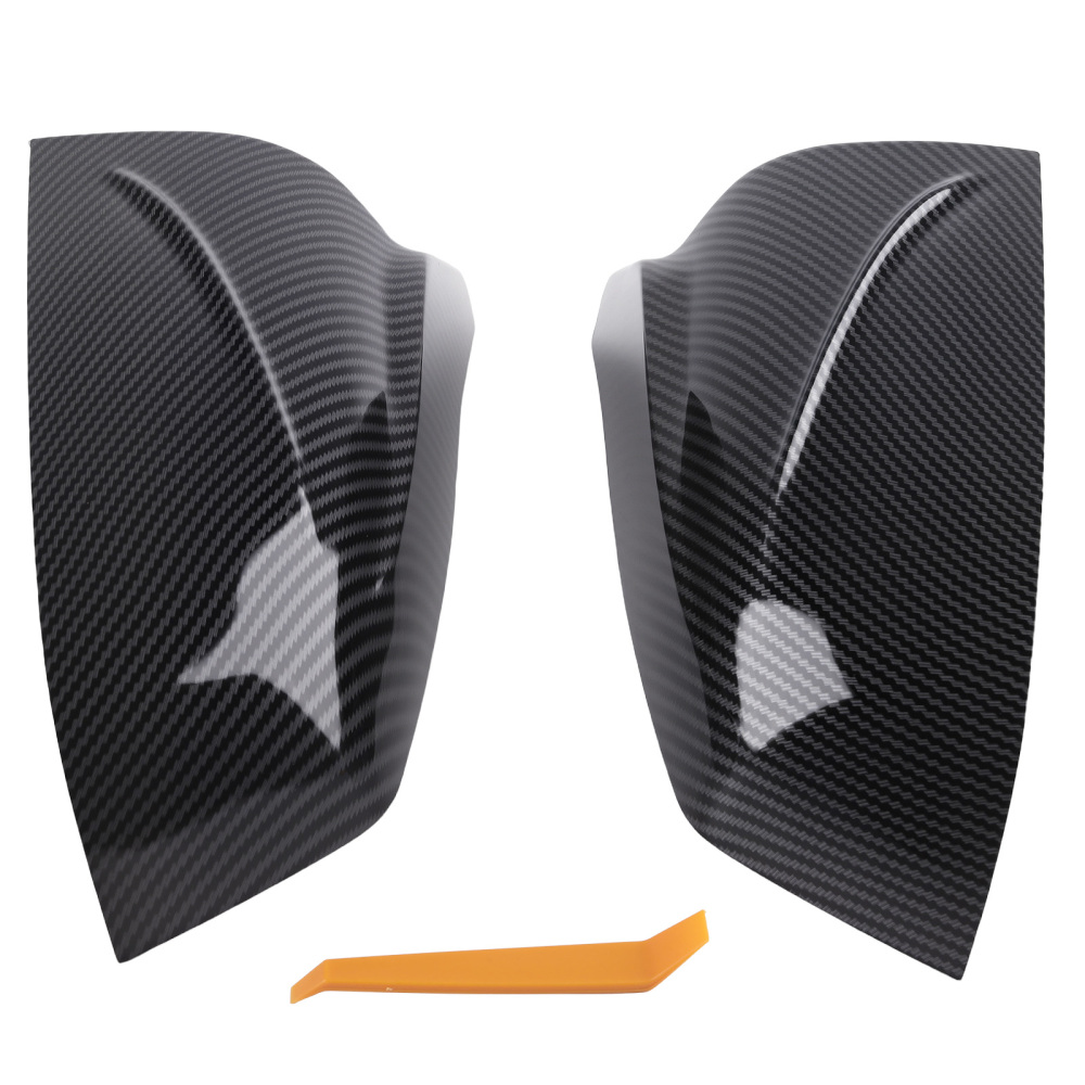 Carbon Black Mirror Covers compatible for BMW 5 6 Series E60 E61 F10 F11 51167187431