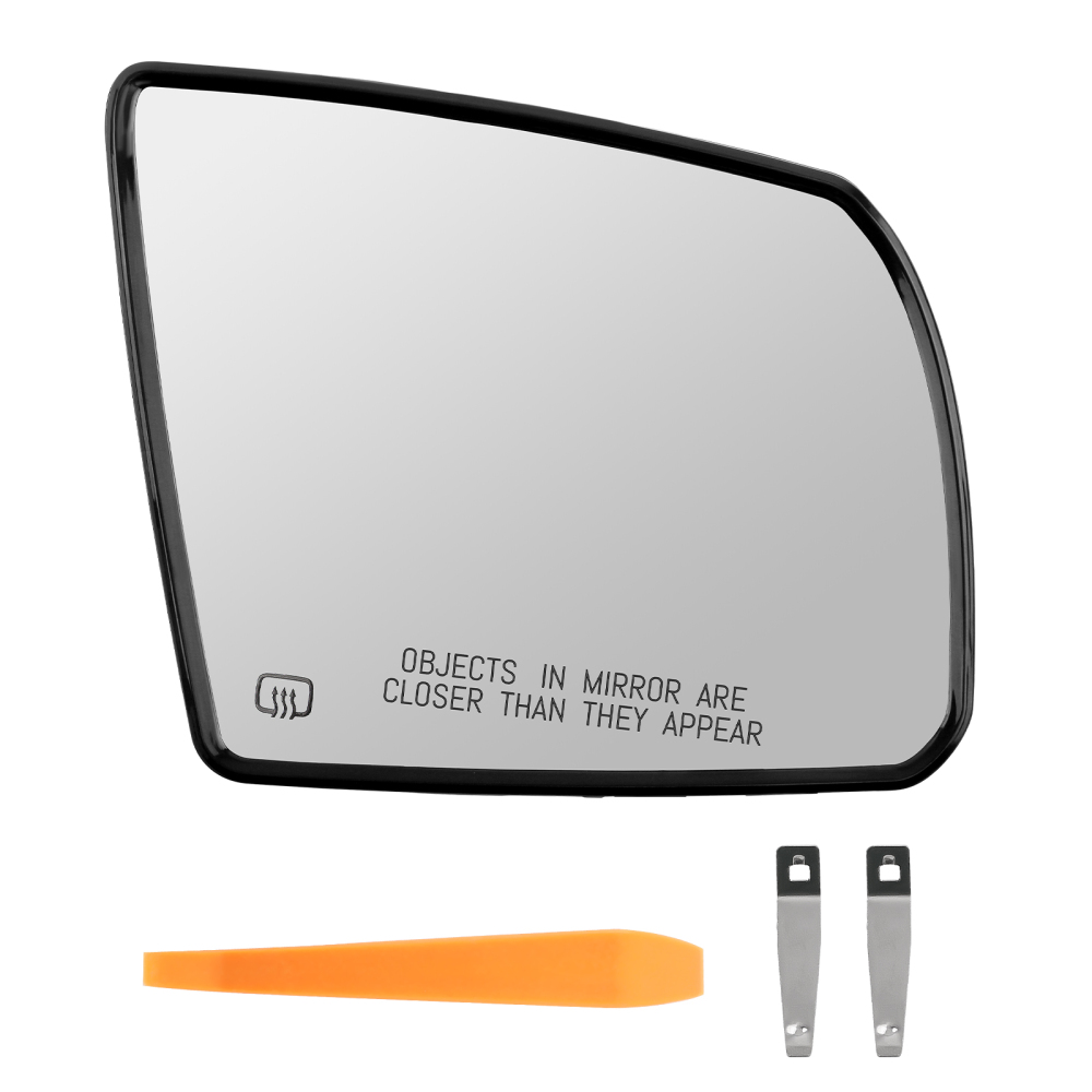 Passenger Right Side Mirror Glass Heated compatible for Toyota Sequoia 2008-2017 compatible for Tundra