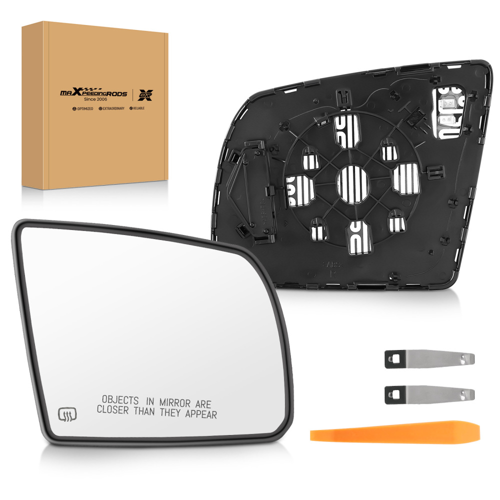 Passenger Right Side Mirror Glass Heated compatible for Toyota Sequoia 2008-2017 compatible for Tundra