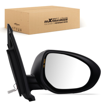 Passenger Side View Mirror compatible for Mazda 2 2011-2014 DR616912ZB Power Adj New