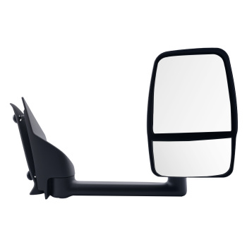 Black Manual Mirror Right compatible for Chevy Express/Compatible for Savana 2003-2017 Towing