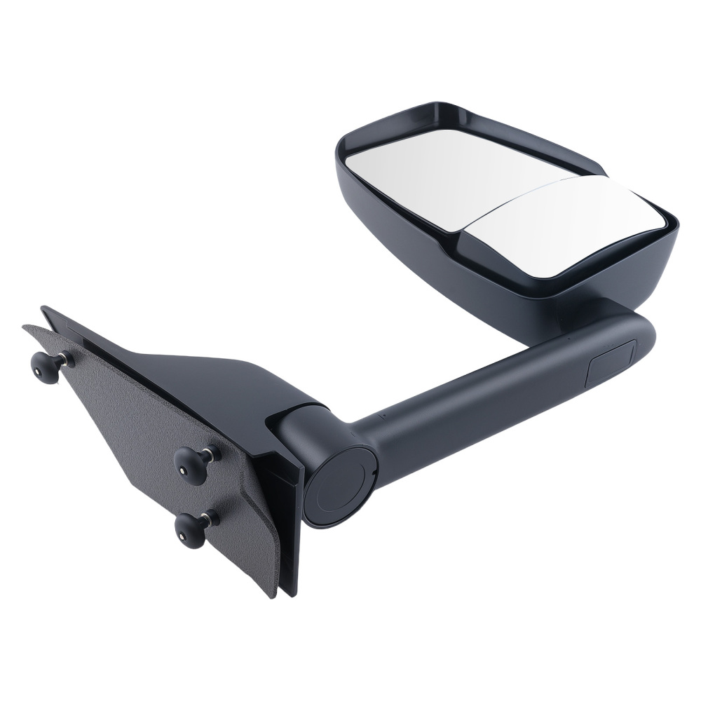 Black Manual Mirror Right compatible for Chevy Express/Compatible for Savana 2003-2017 Towing