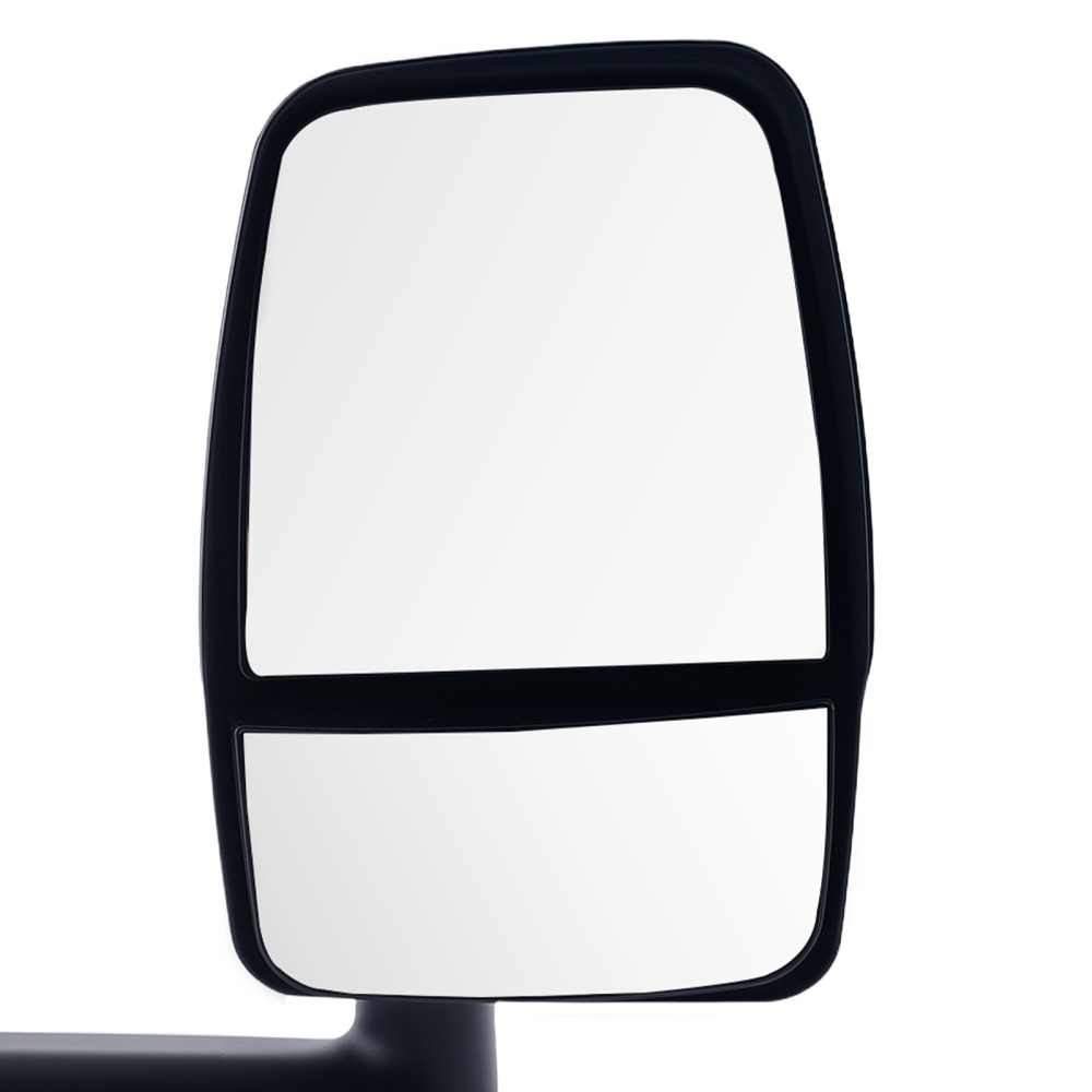 Black Manual Mirror Right compatible for Chevy Express/Compatible for Savana 2003-2017 Towing