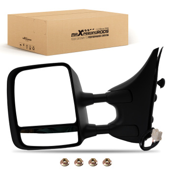 Driver Mirror Heated Power compatible for Nissan Frontier 2005-2015 96302EA010 Black