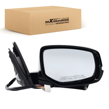 Passenger Rear View Mirror compatible for Honda Accord 2013-2015 76200T2GA42ZC 12Pin