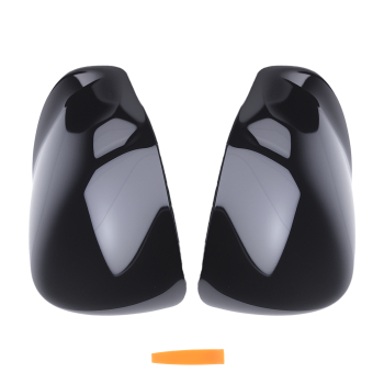 Door Mirror Cap Set compatible for Honda Accord 2008-2013 Gloss Black Front Left Right
