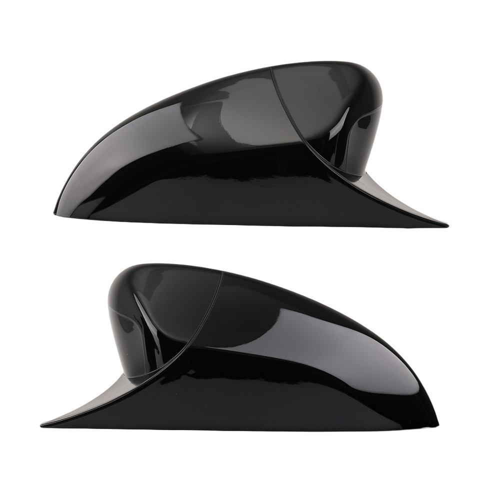 Gloss Black Side Mirror Cover Caps Set compatible for Honda Accord 2018 2019 2020 2021 2022
