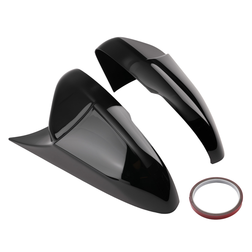 Gloss Black Side Mirror Cover Caps Set compatible for Honda Accord 2018 2019 2020 2021 2022