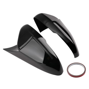 Gloss Black Side Mirror Cover Caps Set compatible for Honda Accord 2018 2019 2020 2021 2022