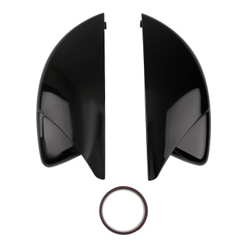 Door Mirror Cap compatible for Nissan Altima Sentra Maxima 13-21 Black with Turn Signal