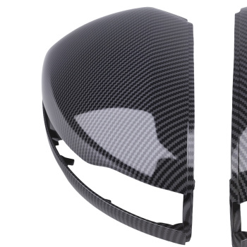 ABS Mirror Cover Pair compatible for Mercedes W222 S Class GLC X253 2016-2019 Carbon Look