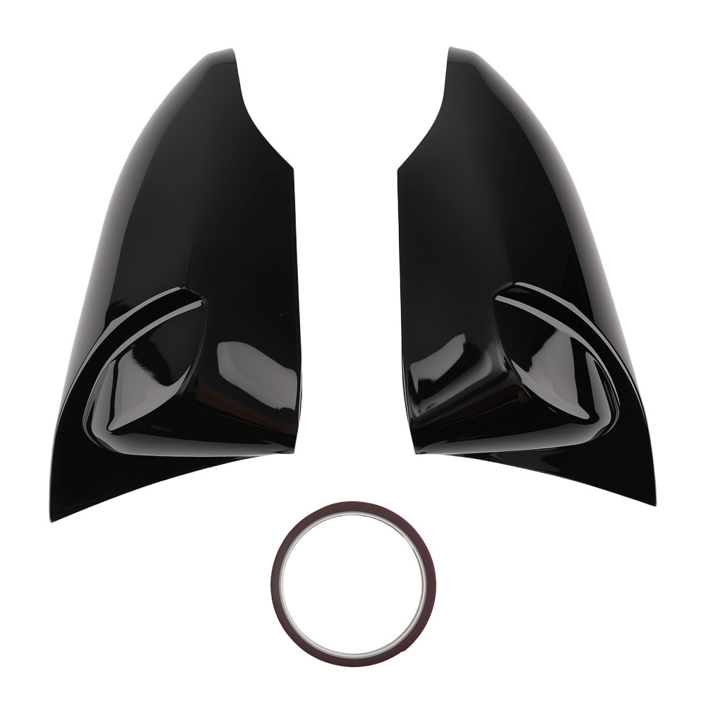 Black Mirror Cover Kit compatible for Toyota Corolla/Levin 2014-18 ABS Plastic Front LH RH