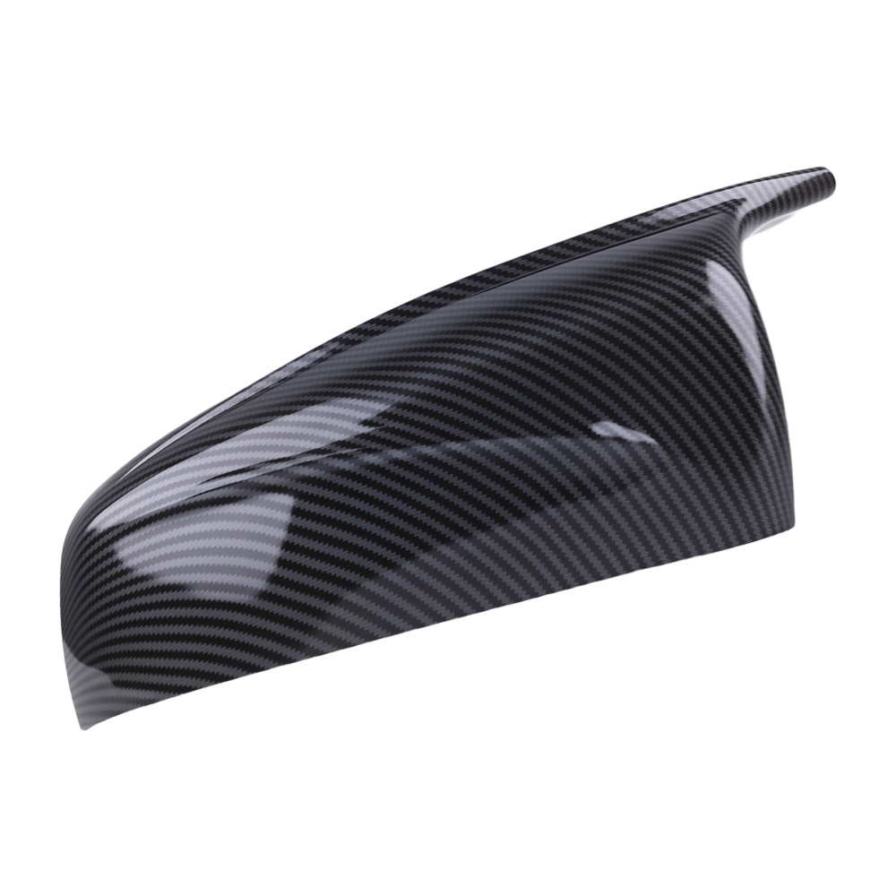 Mirror Cover Caps Kit compatible for BMW X5 X6 E70 E71 07-13 51162182697 Carbon Fiber Side