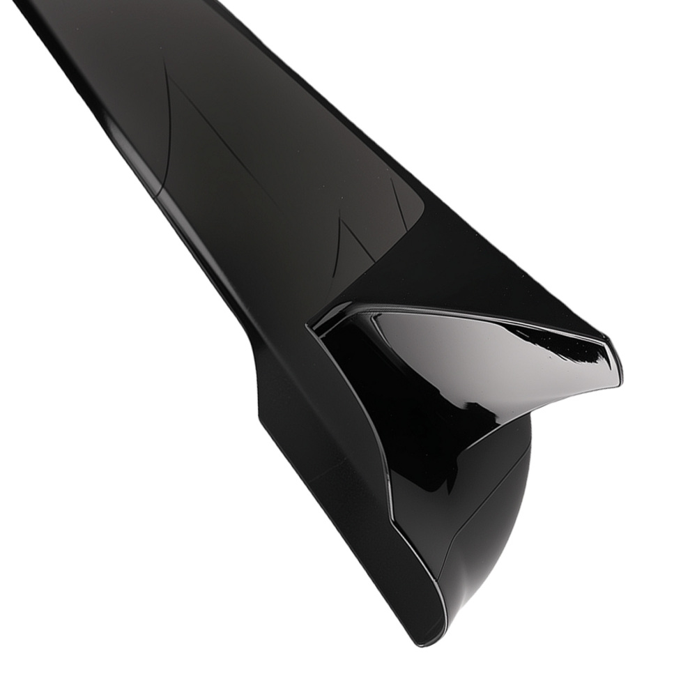 ABS Mirror Cover Pair compatible for Hyundai Elantra LED Turn Signal 2021-2024 Black Set