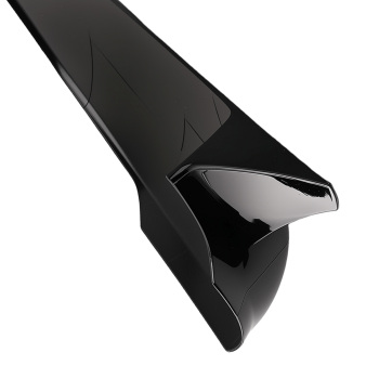 ABS Mirror Cover Pair compatible for Hyundai Elantra LED Turn Signal 2021-2024 Black Set