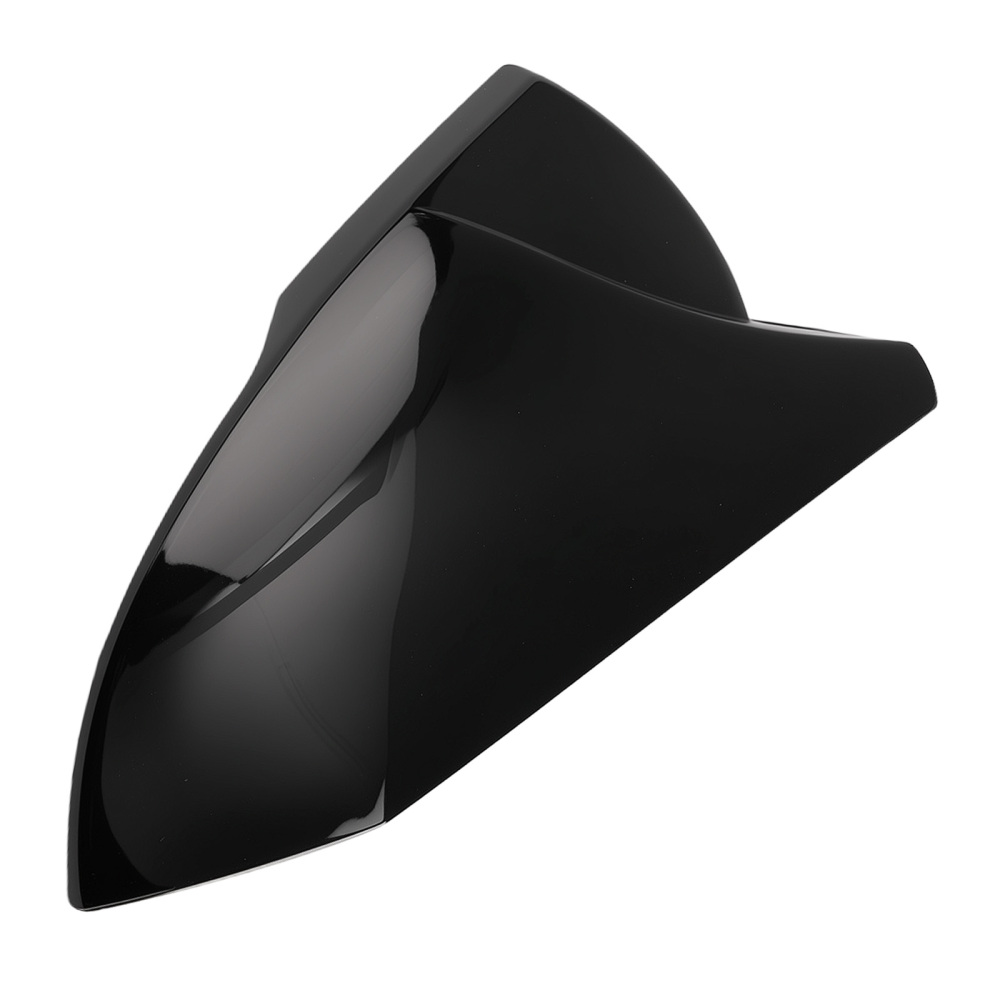 ABS Mirror Cover Pair compatible for Hyundai Elantra LED Turn Signal 2021-2024 Black Set