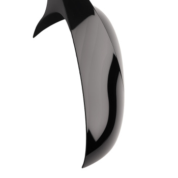 Door Mirror Cap Cover compatible for Kia K5 21-25 Gloss Black ABS Left Right Self-Adhesive