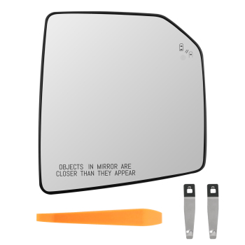 Mirror Glass Right Heated with Blind Spot Detection compatible for Ford F-150 2015-2021