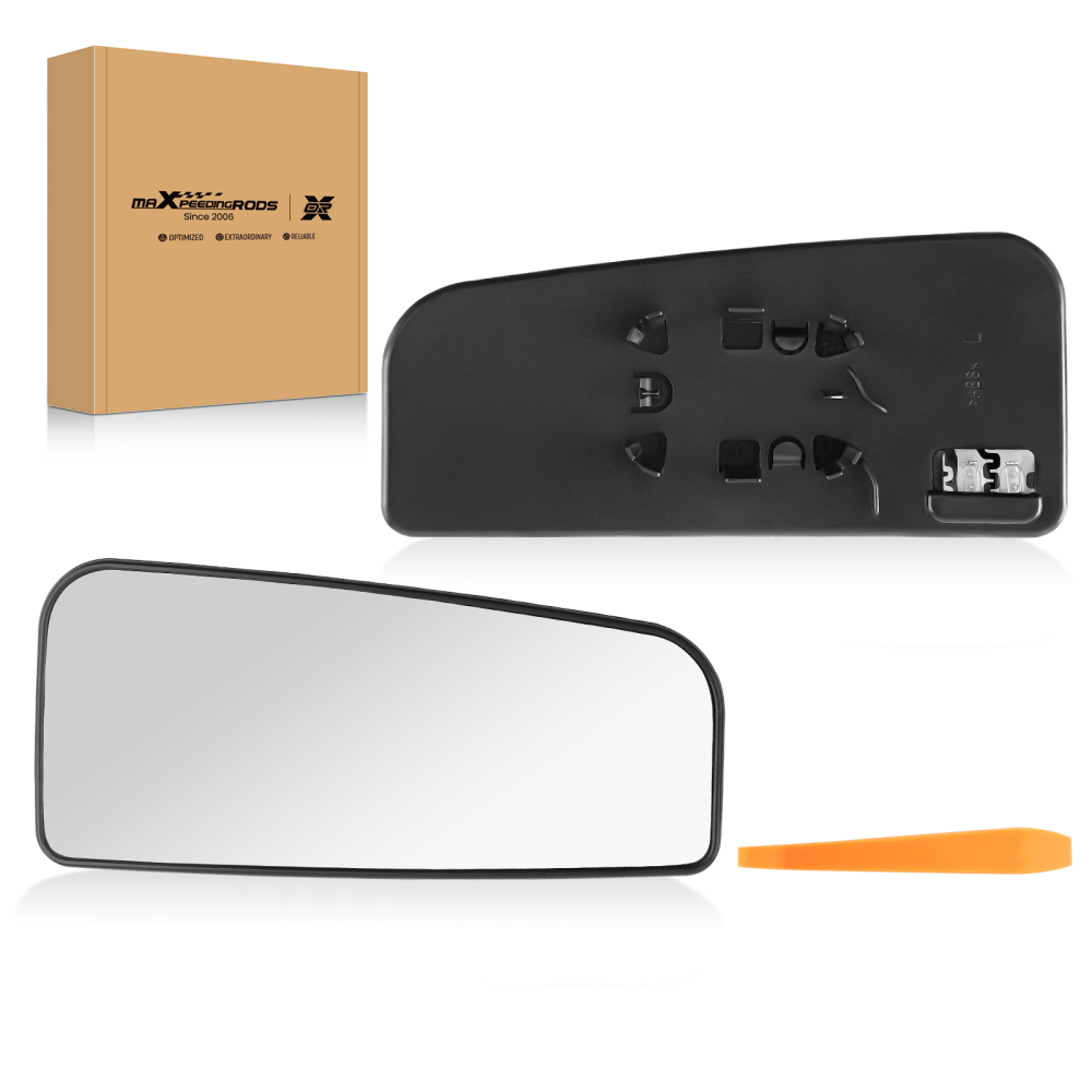 Driver Left Side Mirror Glass Heated compatible for Ford F-150 2015-2021 250 350 450