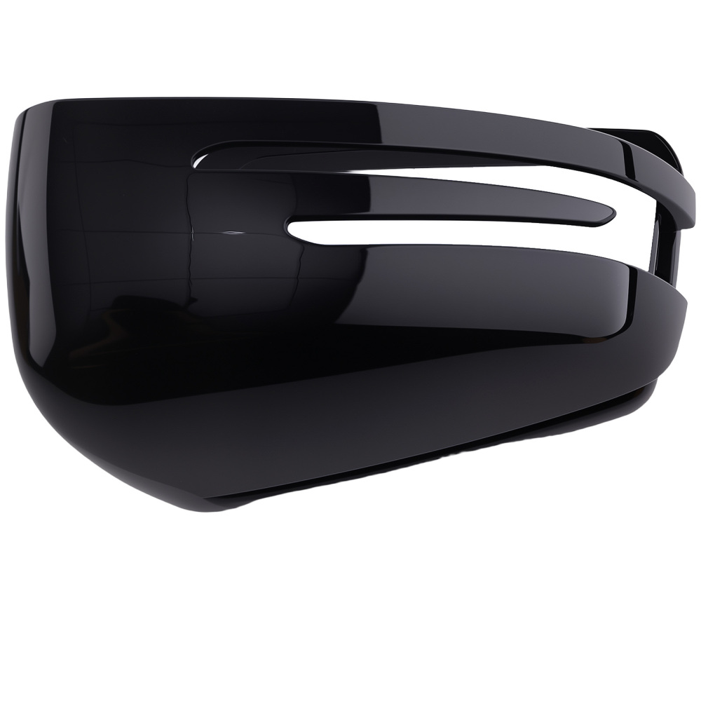Mirror Cover Caps Set compatible for Mercedes W221 E-Class A2128100964 2010-2016 Black